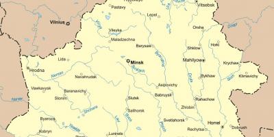 خريطة بيلاروسيا